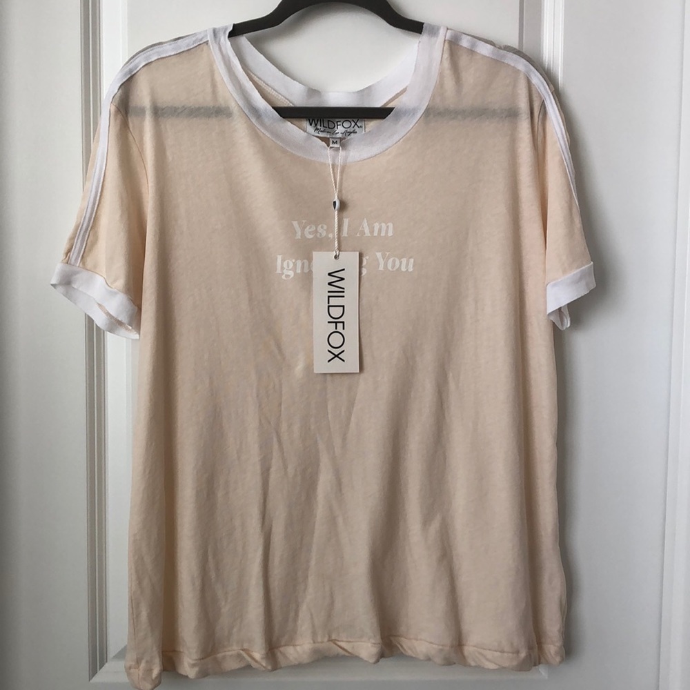 WILDFOX “Yes, I Am Ignoring You” Tee - Size M